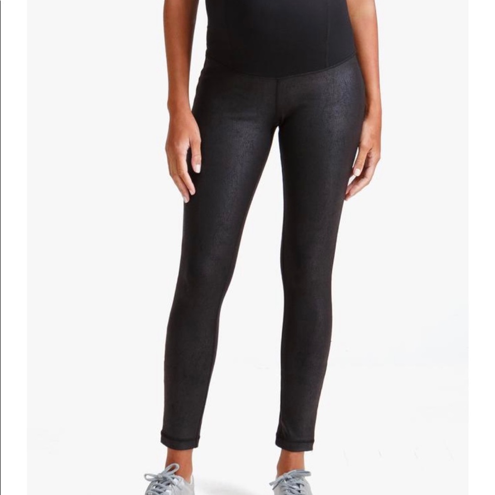 Ingrid & Isabel Faux Leather Maternity Leggings